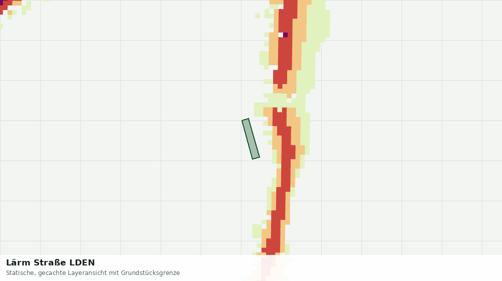 Statische Kartenansicht: Lärm Straße LDEN