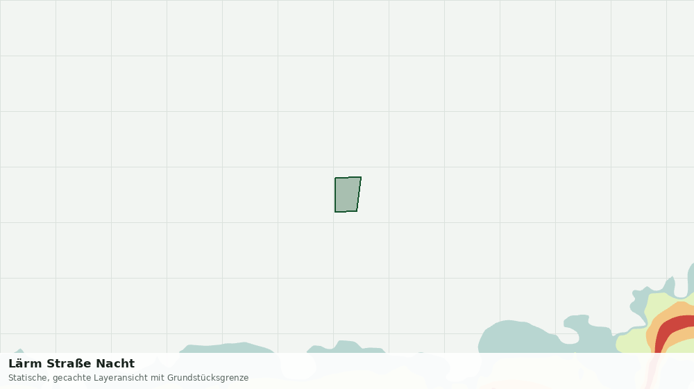 Statische Kartenansicht: Lärm Straße Nacht