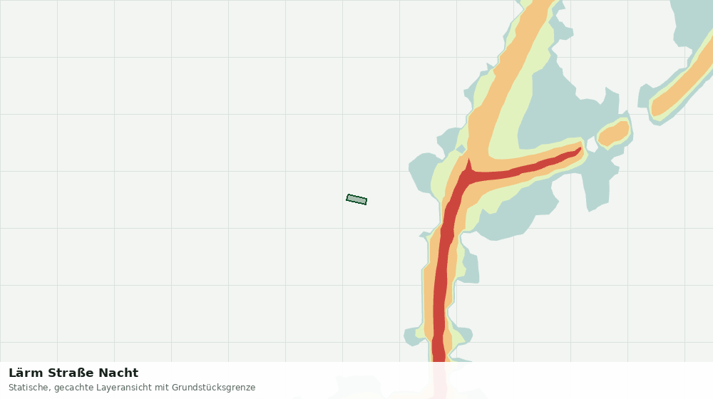 Statische Kartenansicht: Lärm Straße Nacht