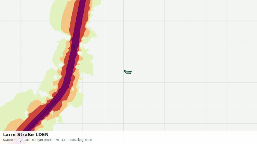Statische Kartenansicht: Lärm Straße LDEN
