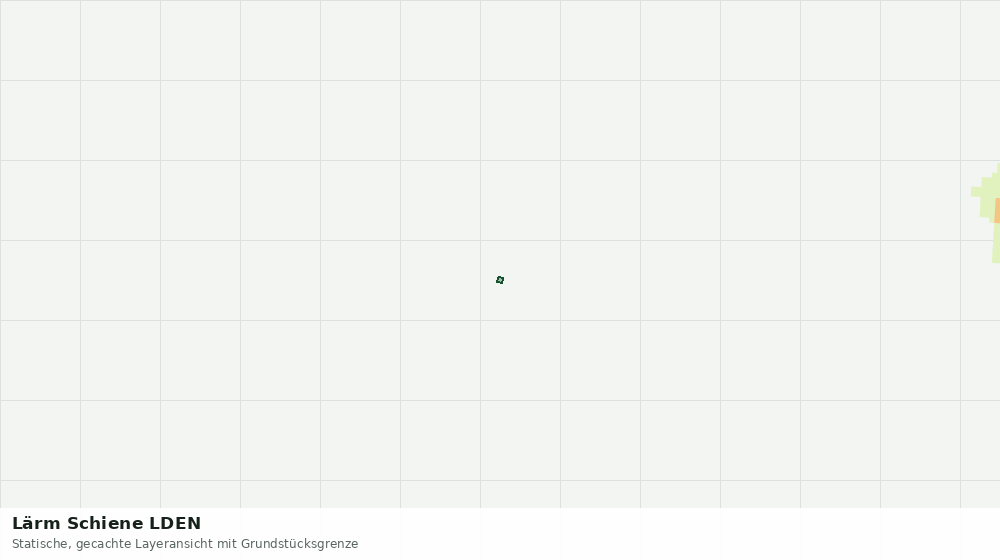 Statische Kartenansicht: Lärm Schiene LDEN