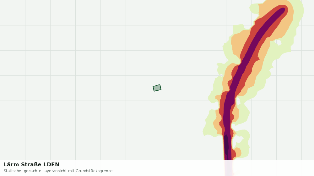 Statische Kartenansicht: Lärm Straße LDEN
