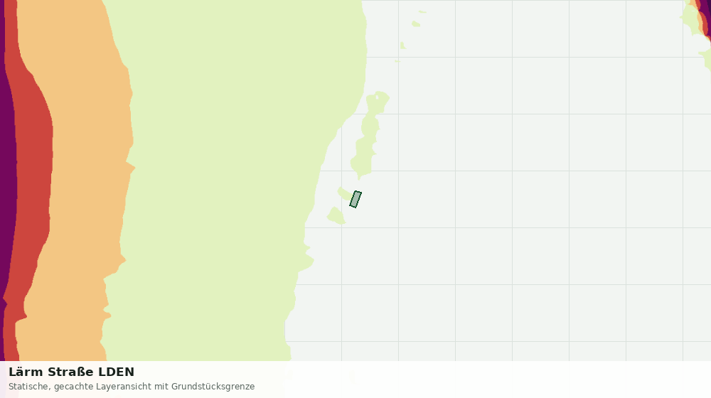 Statische Kartenansicht: Lärm Straße LDEN