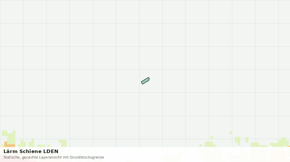 Statische Kartenansicht: Lärm Schiene LDEN