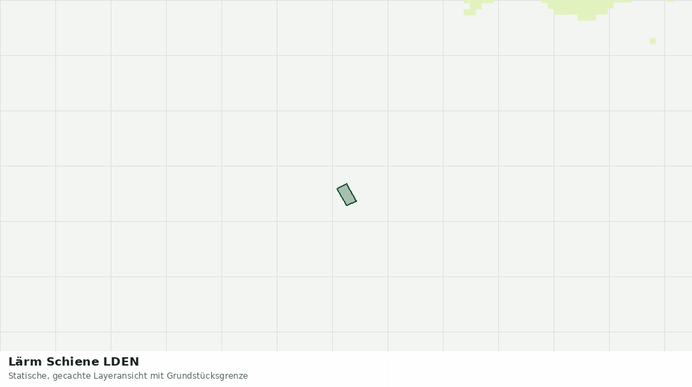 Statische Kartenansicht: Lärm Schiene LDEN