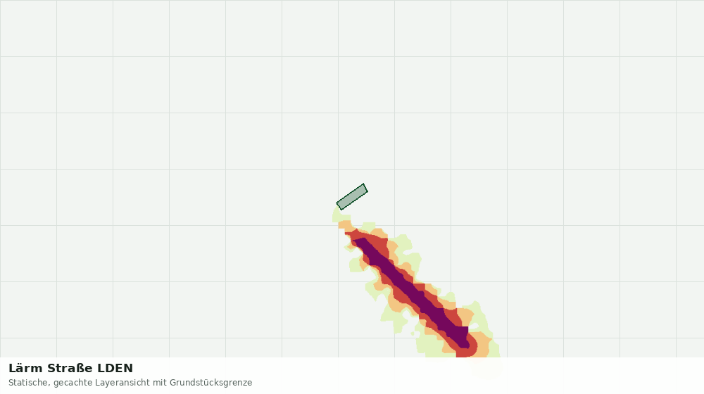 Statische Kartenansicht: Lärm Straße LDEN