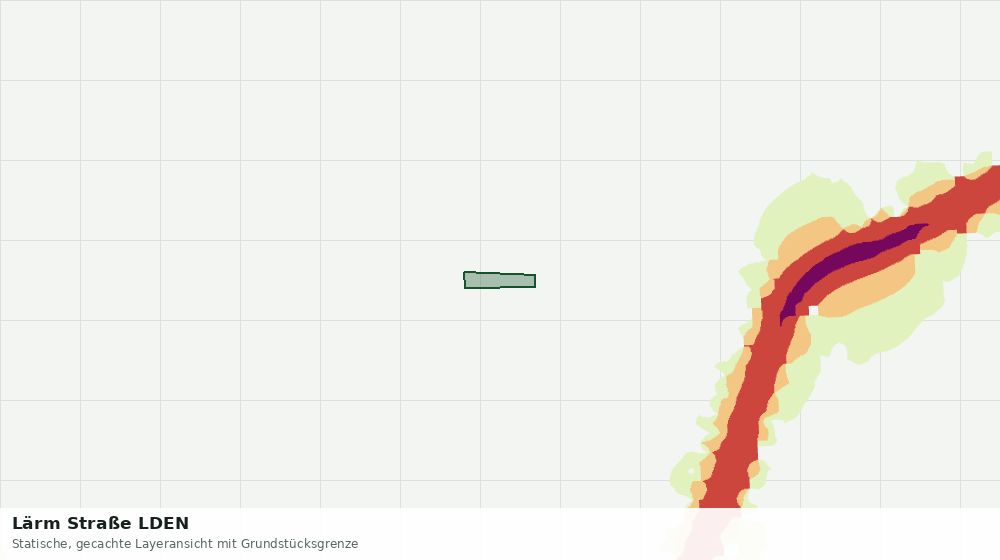 Statische Kartenansicht: Lärm Straße LDEN