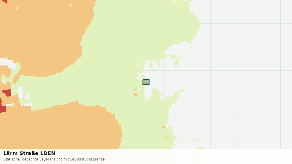 Statische Kartenansicht: Lärm Straße LDEN