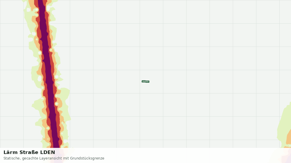 Statische Kartenansicht: Lärm Straße LDEN