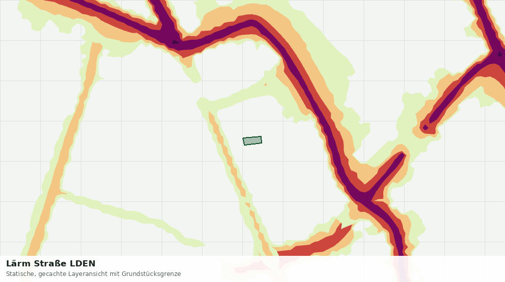 Statische Kartenansicht: Lärm Straße LDEN