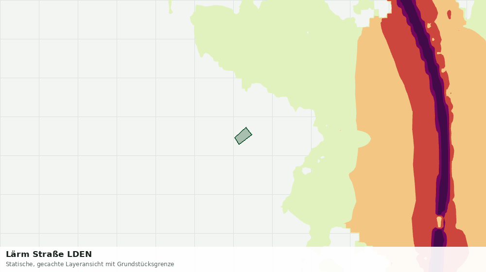 Statische Kartenansicht: Lärm Straße LDEN