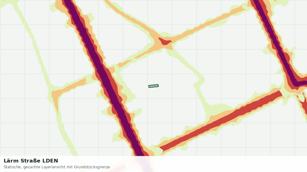 Statische Kartenansicht: Lärm Straße LDEN