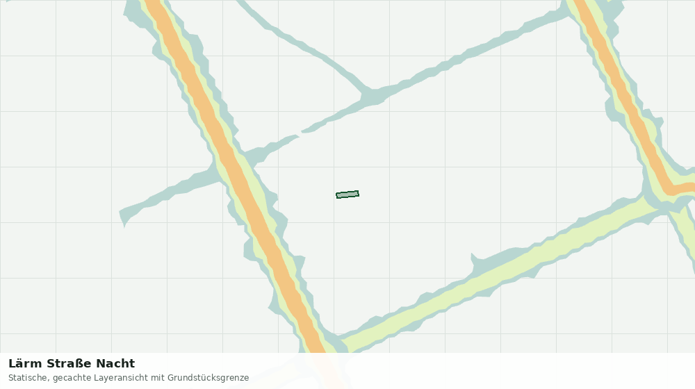 Statische Kartenansicht: Lärm Straße Nacht