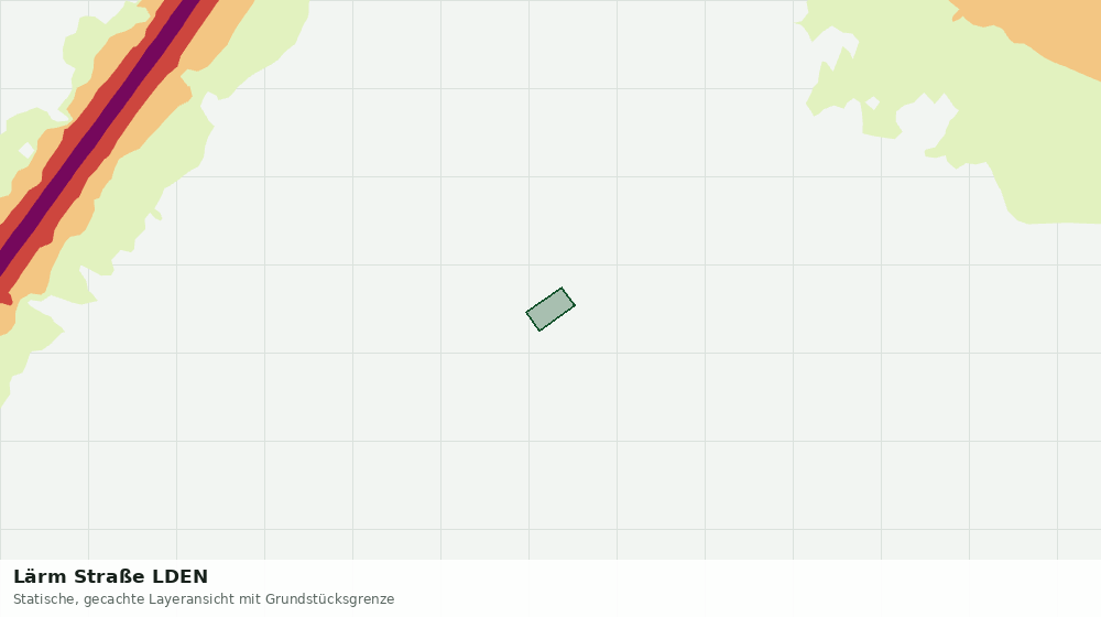 Statische Kartenansicht: Lärm Straße LDEN