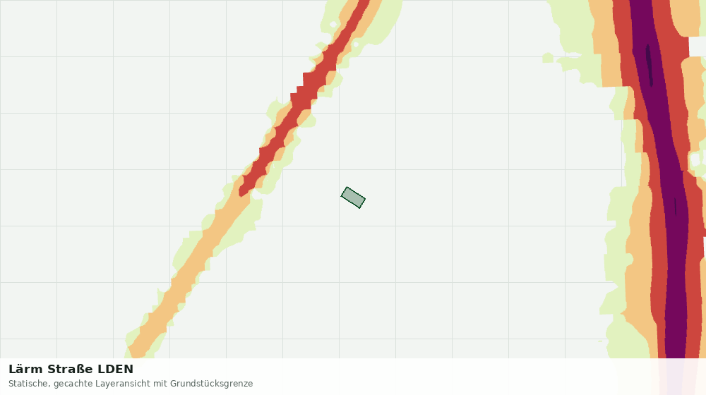 Statische Kartenansicht: Lärm Straße LDEN