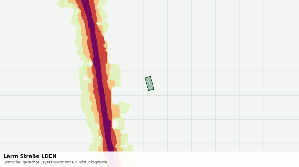 Statische Kartenansicht: Lärm Straße LDEN