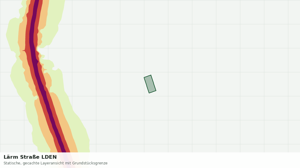 Statische Kartenansicht: Lärm Straße LDEN