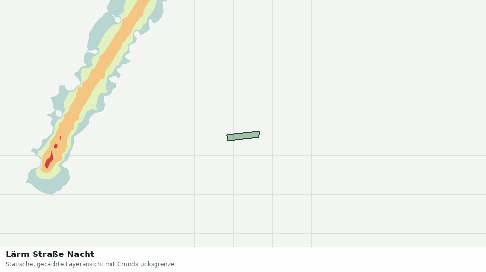 Statische Kartenansicht: Lärm Straße Nacht