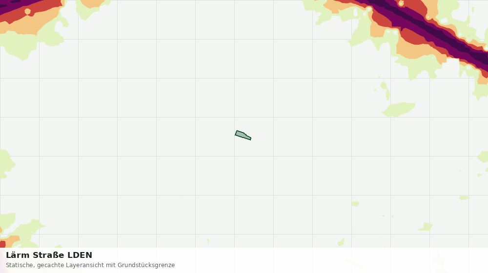 Statische Kartenansicht: Lärm Straße LDEN