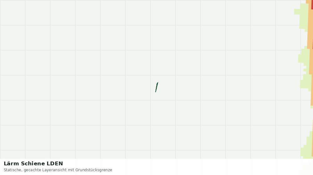 Statische Kartenansicht: Lärm Schiene LDEN