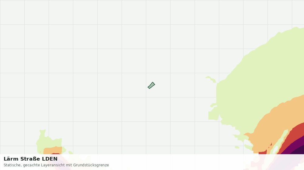 Statische Kartenansicht: Lärm Straße LDEN