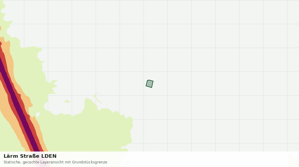 Statische Kartenansicht: Lärm Straße LDEN