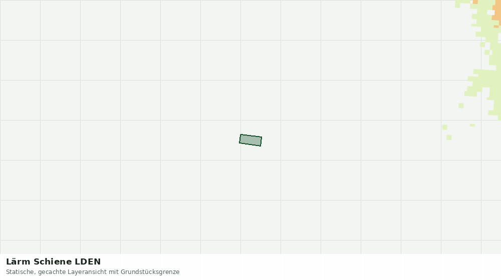 Statische Kartenansicht: Lärm Schiene LDEN