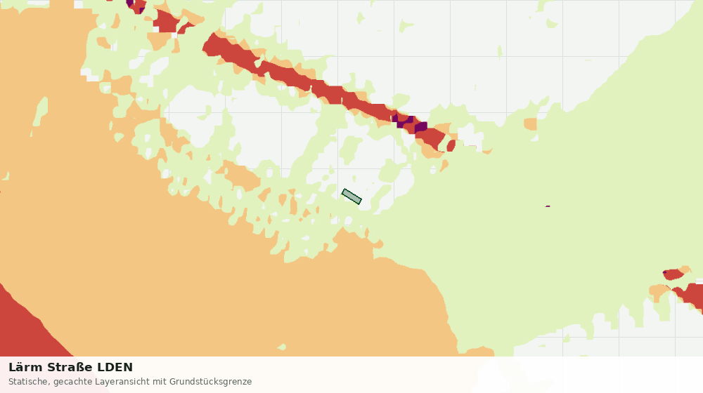 Statische Kartenansicht: Lärm Straße LDEN