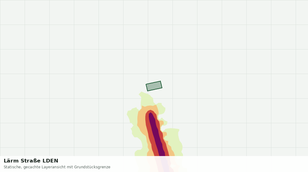 Statische Kartenansicht: Lärm Straße LDEN