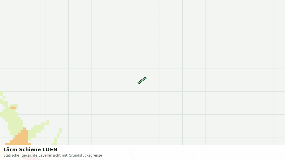 Statische Kartenansicht: Lärm Schiene LDEN