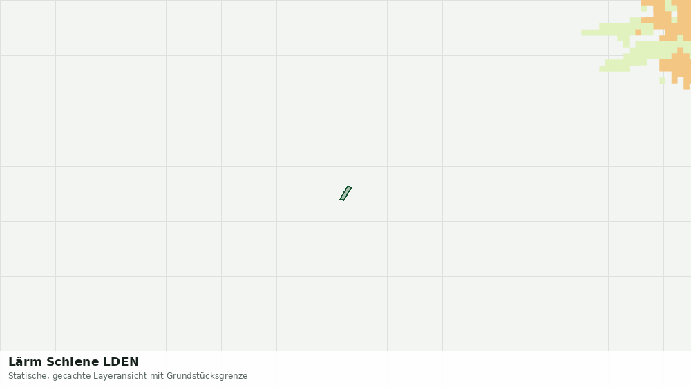 Statische Kartenansicht: Lärm Schiene LDEN