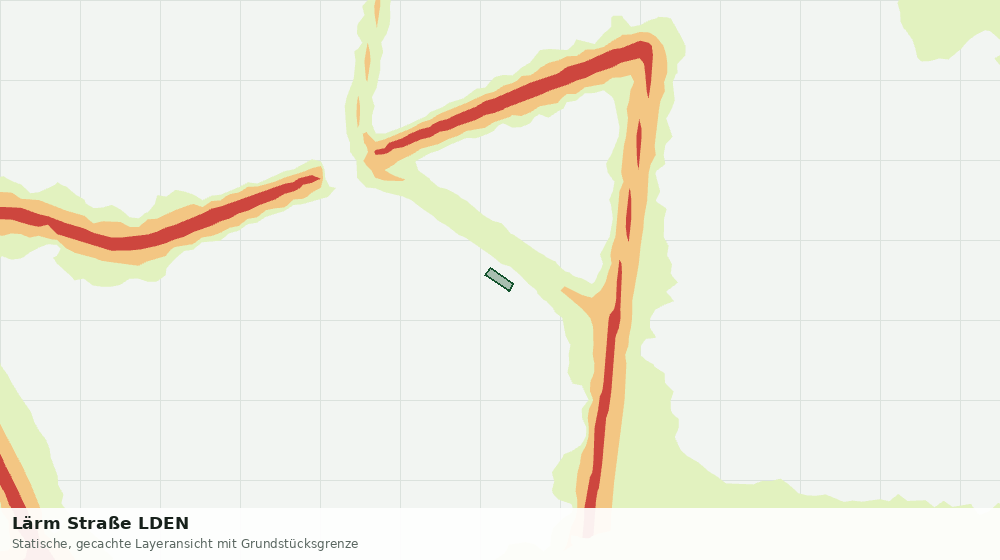 Statische Kartenansicht: Lärm Straße LDEN