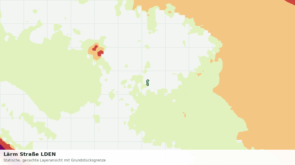 Statische Kartenansicht: Lärm Straße LDEN