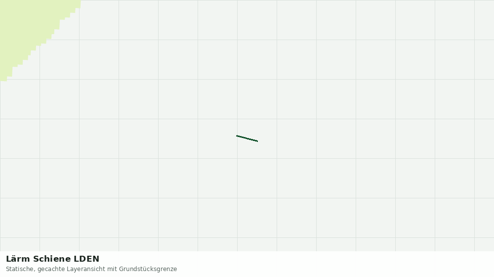 Statische Kartenansicht: Lärm Schiene LDEN