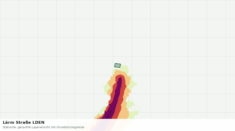 Statische Kartenansicht: Lärm Straße LDEN