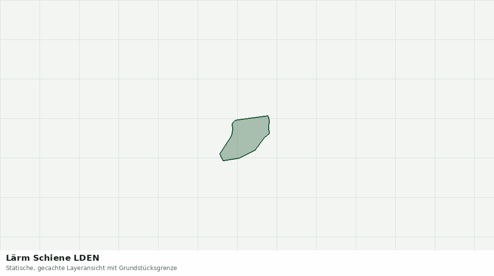 Statische Kartenansicht: Lärm Schiene LDEN
