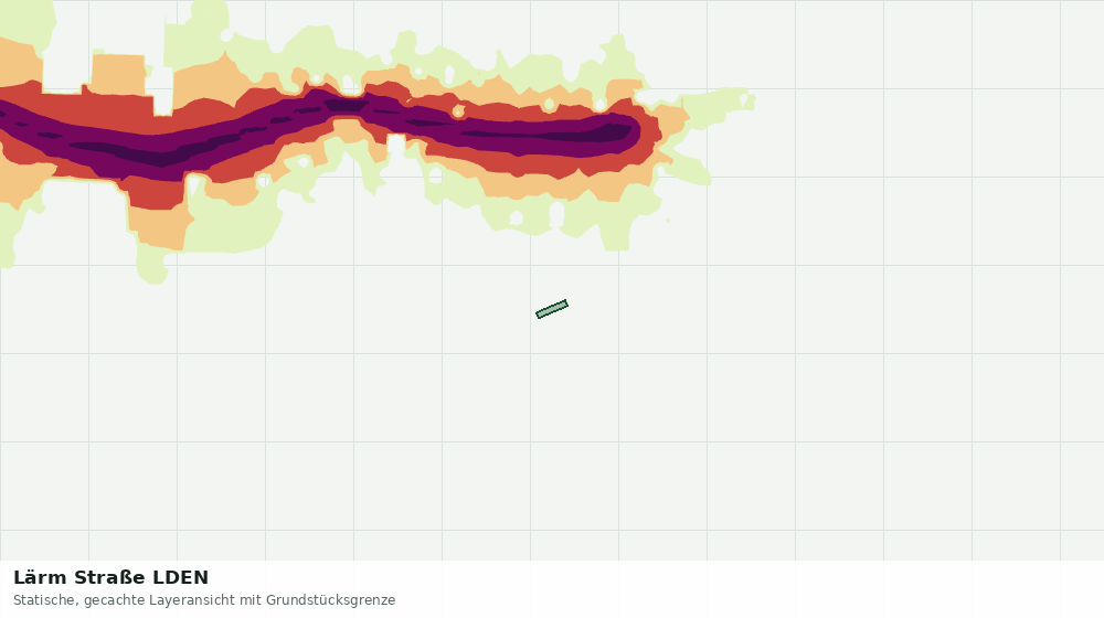 Statische Kartenansicht: Lärm Straße LDEN