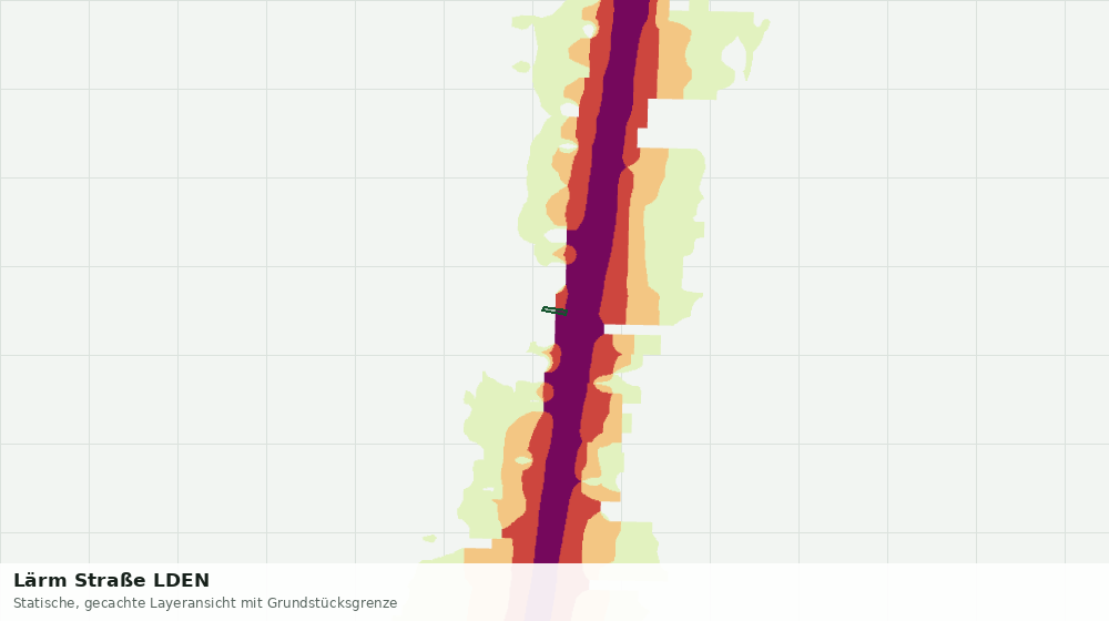 Statische Kartenansicht: Lärm Straße LDEN