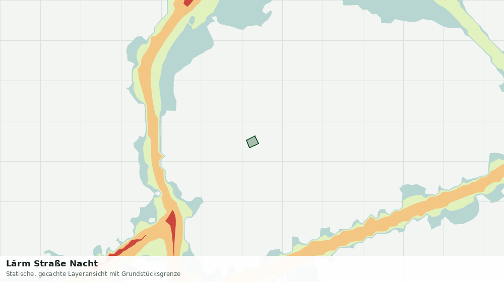 Statische Kartenansicht: Lärm Straße Nacht