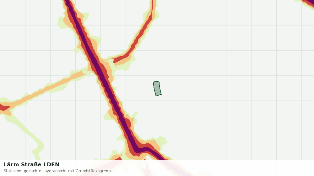 Statische Kartenansicht: Lärm Straße LDEN