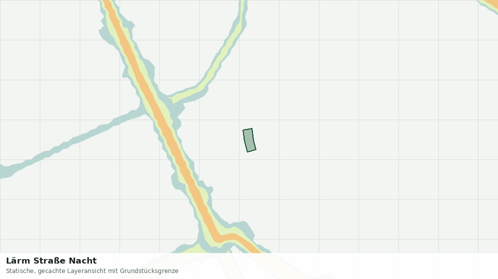 Statische Kartenansicht: Lärm Straße Nacht