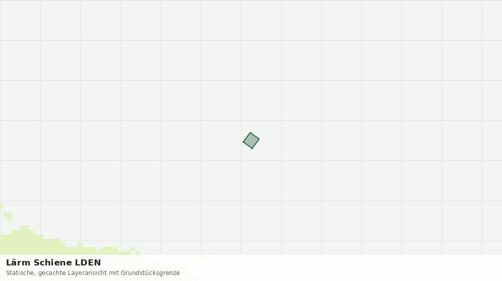 Statische Kartenansicht: Lärm Schiene LDEN