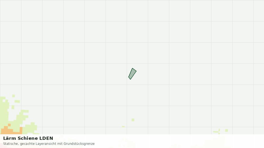 Statische Kartenansicht: Lärm Schiene LDEN