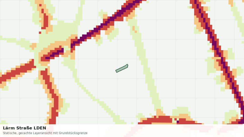 Statische Kartenansicht: Lärm Straße LDEN