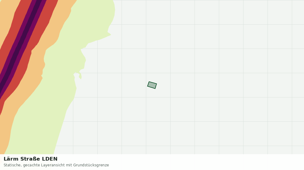 Statische Kartenansicht: Lärm Straße LDEN