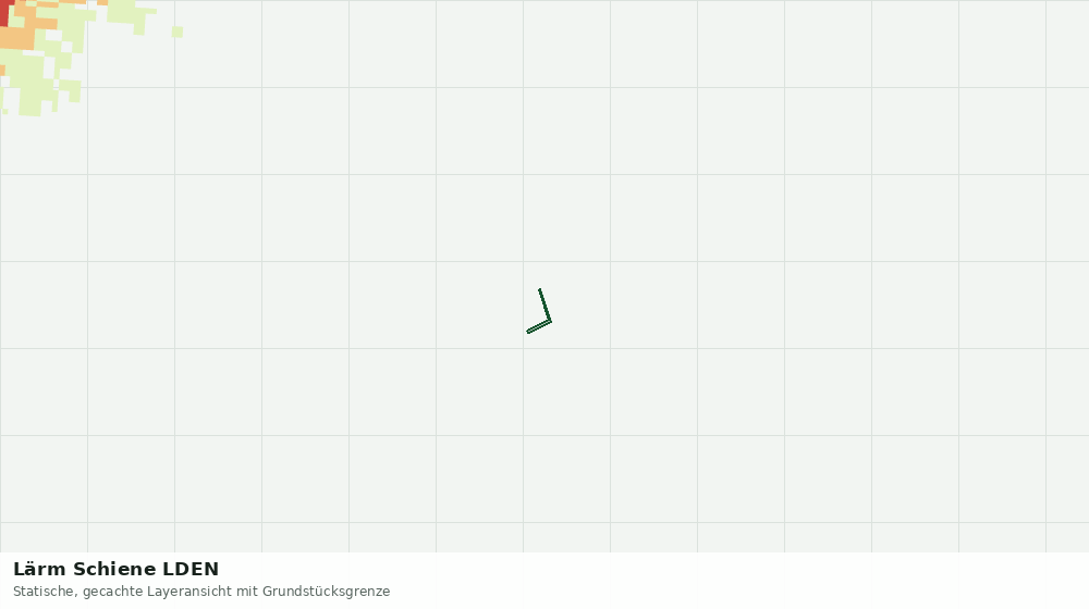 Statische Kartenansicht: Lärm Schiene LDEN