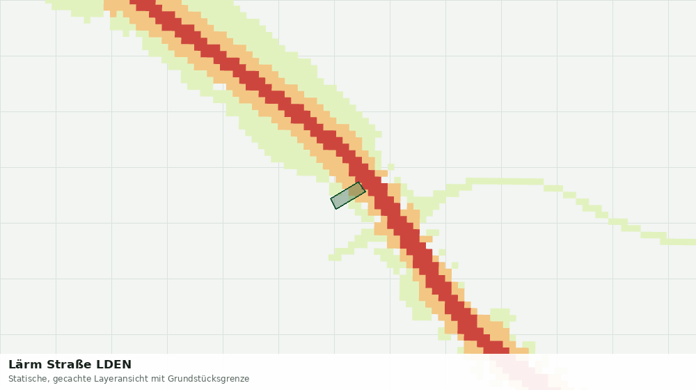 Statische Kartenansicht: Lärm Straße LDEN
