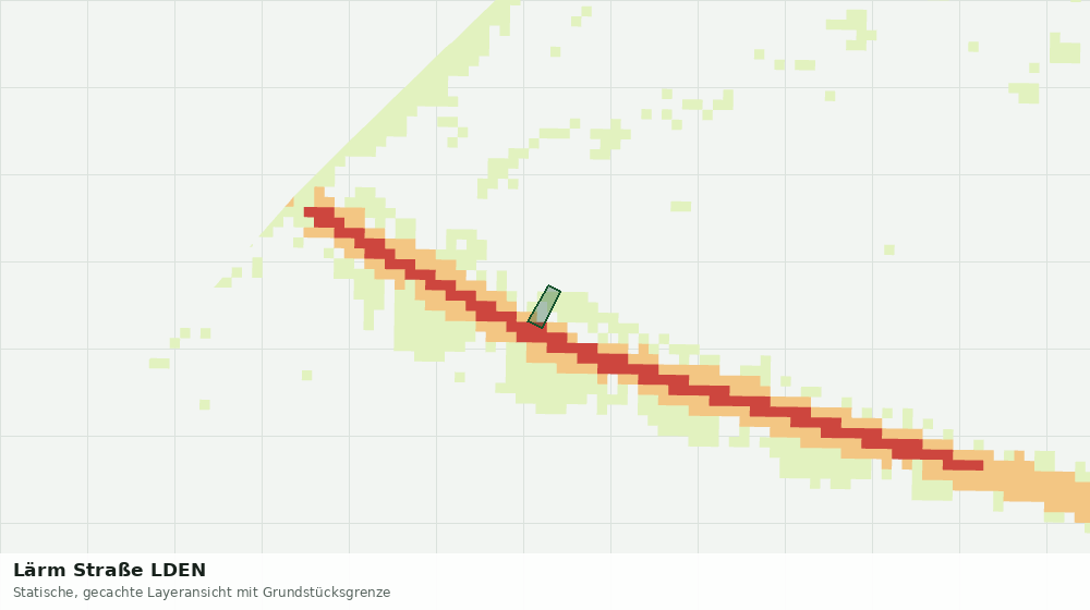 Statische Kartenansicht: Lärm Straße LDEN