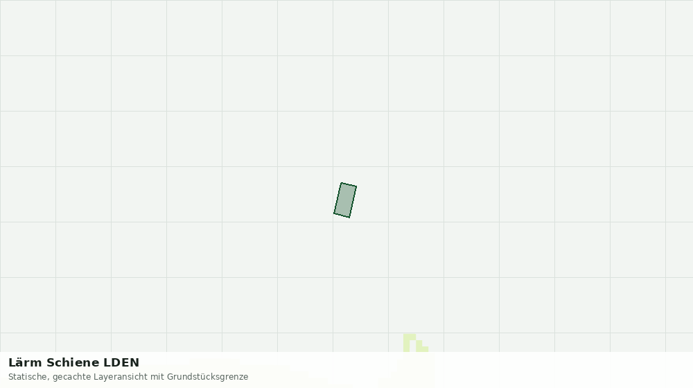 Statische Kartenansicht: Lärm Schiene LDEN