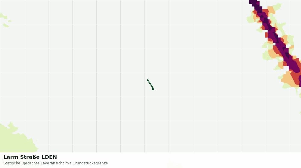 Statische Kartenansicht: Lärm Straße LDEN